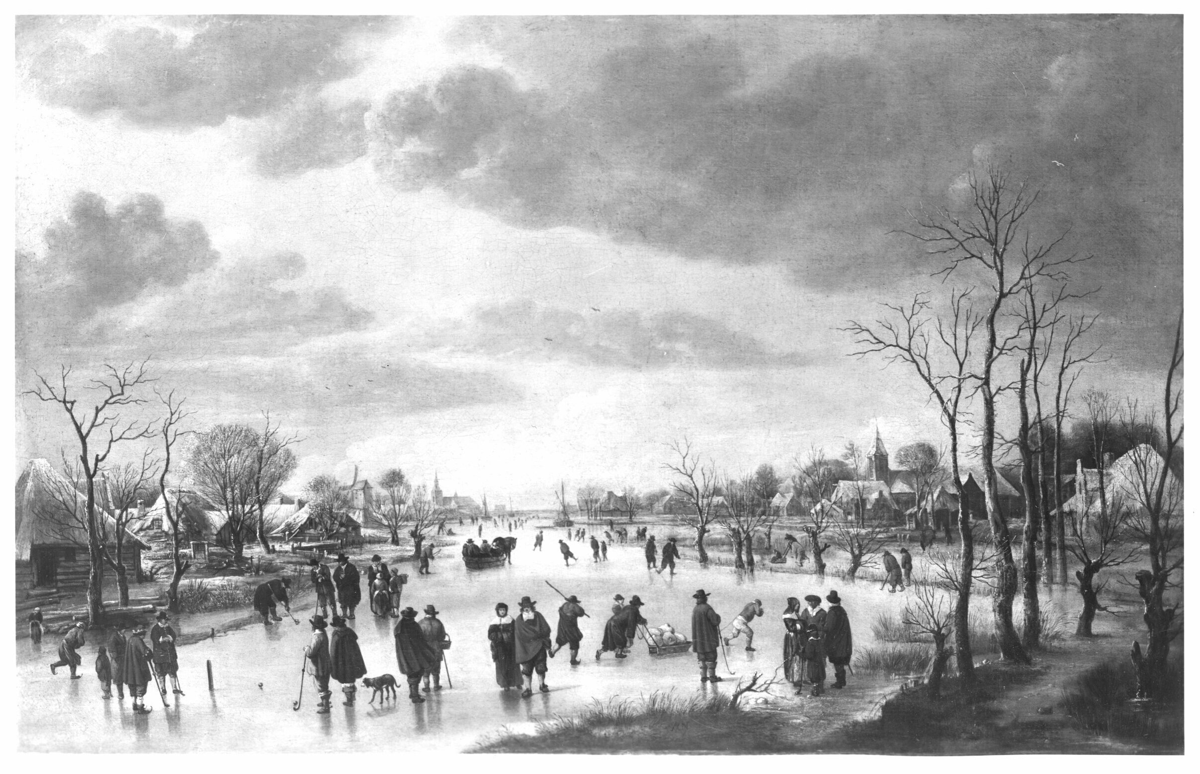 Aert van der Neer, skating