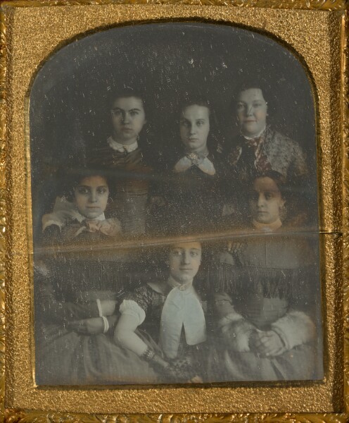 Unknown, [Group Portrait of Five Daughters and Their Mother]
