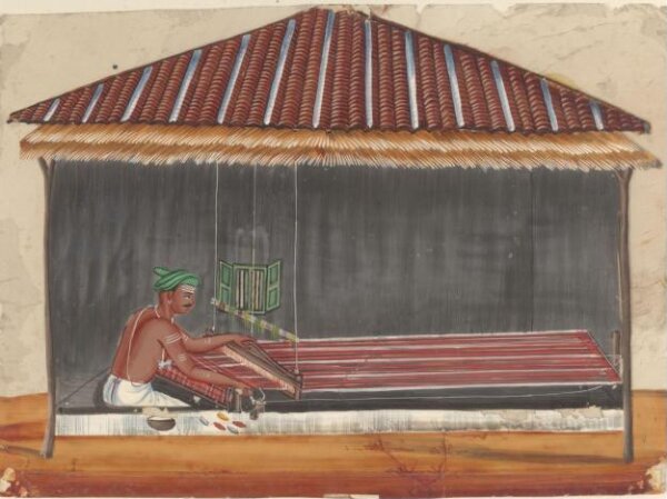 Unknown, One of eleven paintings depicting craftsmen and their shops.