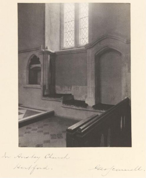 Scamell, George (Mr), National Photographic Record and Survey