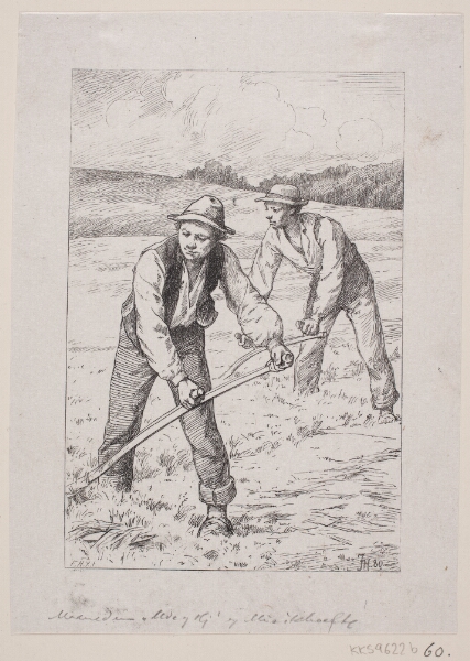 F. Hendriksen, Illustration til Holger Drachmann, "Juli"
