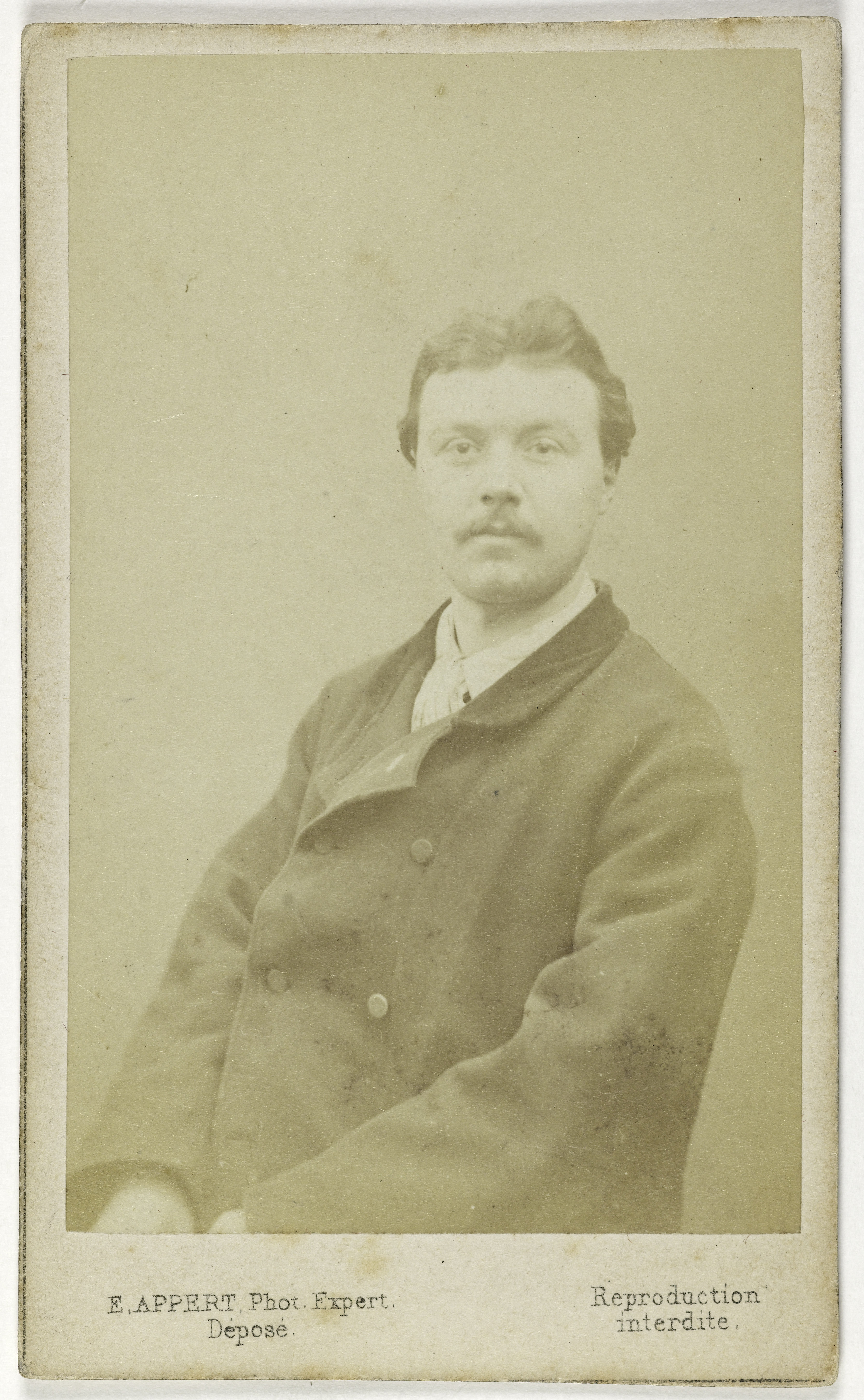 Ernest Charles Appert, Portrait de Lecomte A., (membre de la Commune)