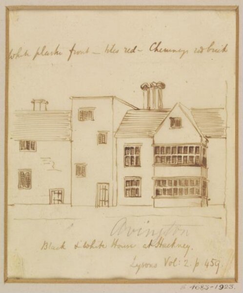 Unknown, Black and White House at Hackney