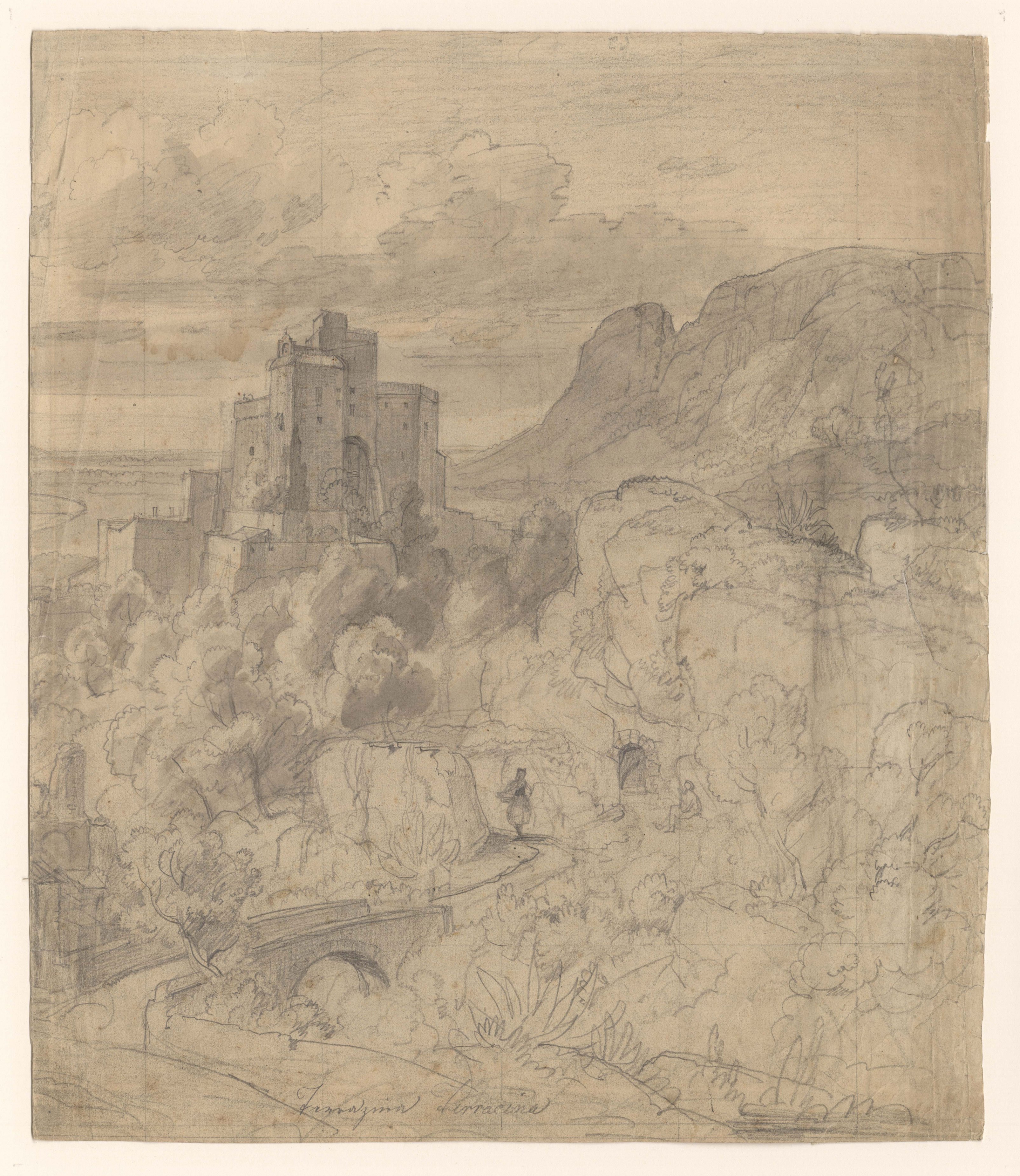 Friedrich Preller (der Ältere), Landschaft bei Terracina