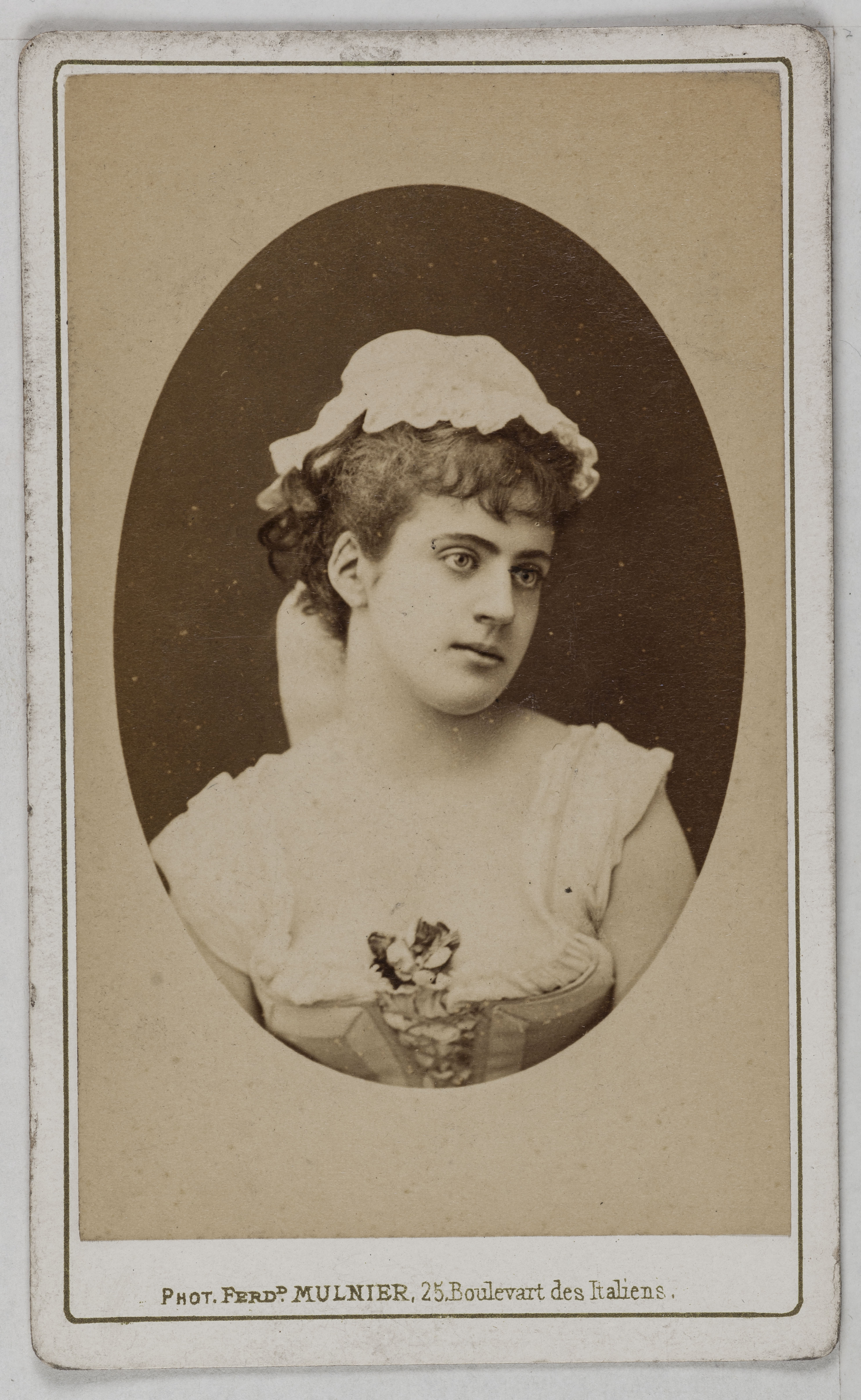 Ferdinand Mulnier, Portrait de Marie Karl (Amélie Jeanne Jaime, dite), (actrice), (fille de Théodore Barrière)