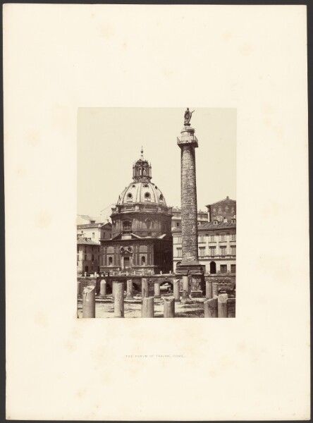 Giorgio Sommer, The Forum of Trajan, Rome