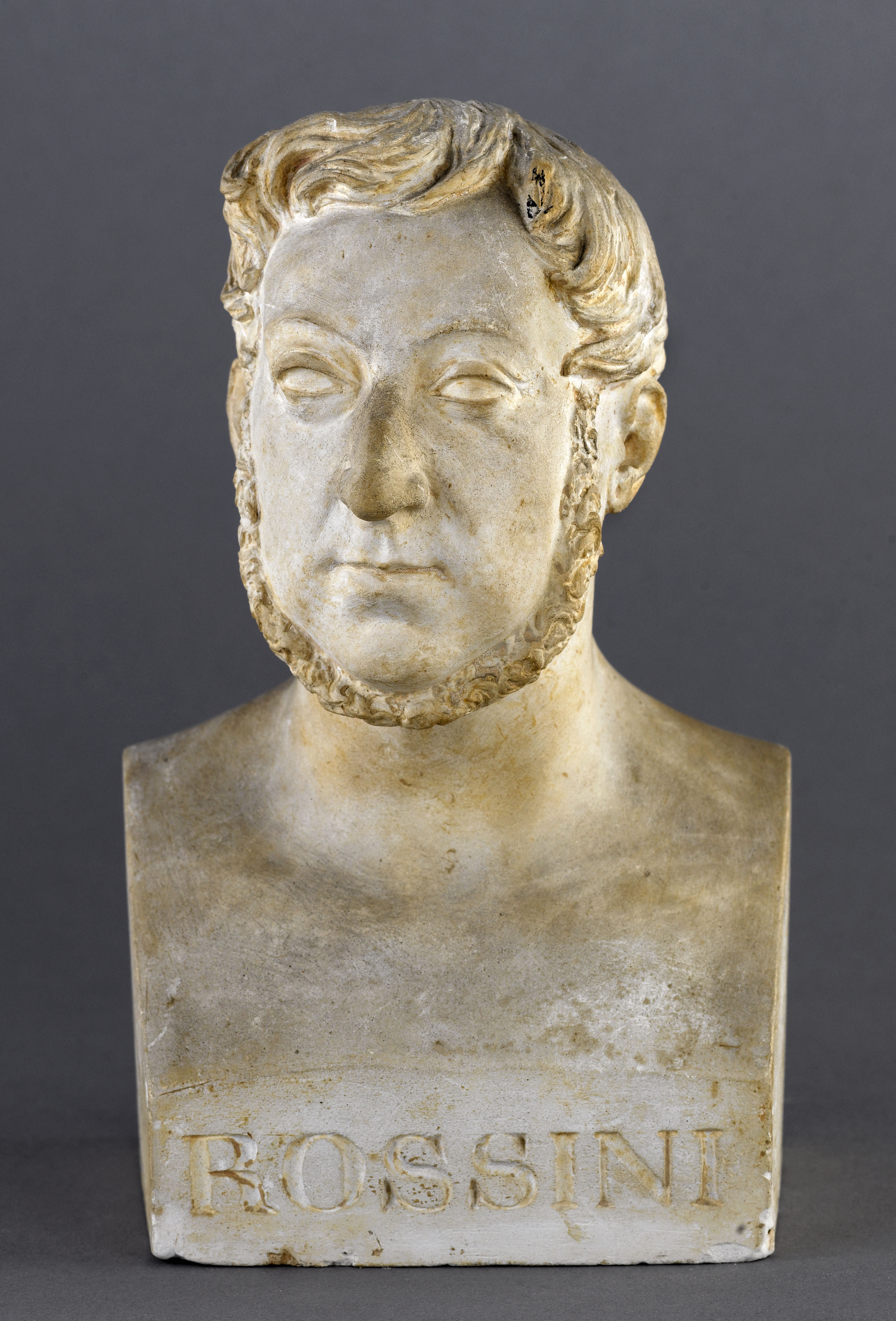 Jean Pierre Dantan, Portrait sérieux du compositeur, Gioacchino Rossini (1792-1868)
