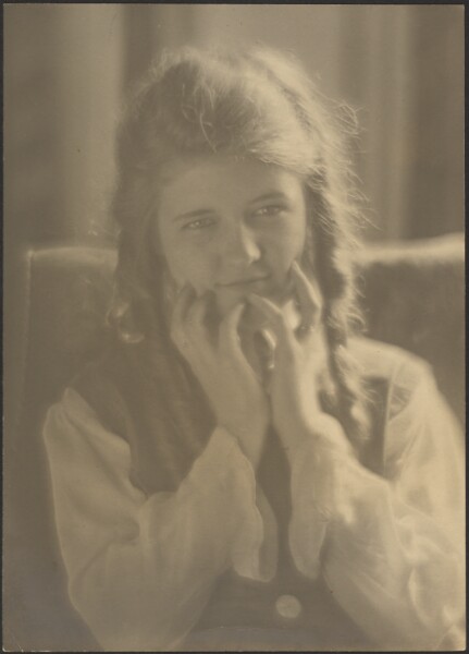 Louis Fleckenstein, [Portrait of a Girl with Ringlets]