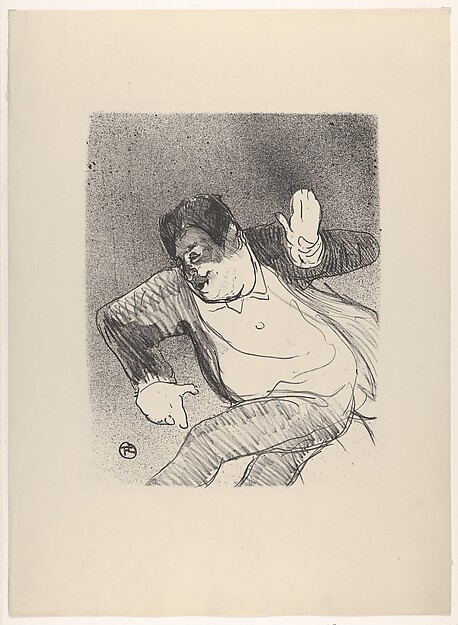 Henri de Toulouse-Lautrec, Caudieux at the Petit Casino (from Le Café Concert)