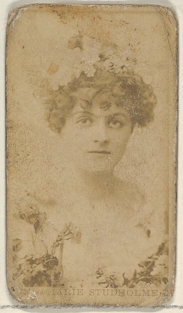 Allen & Ginter, Marie Studholme, from the Actors and Actresses series (N45, Type 8) for Virginia Brights Cigarettes