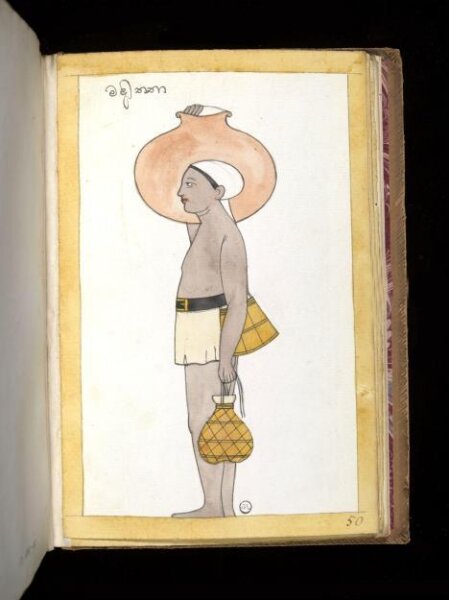 Unknown, One of sixty-three drawings from an Album depicting Sinhalese occupations and castes.