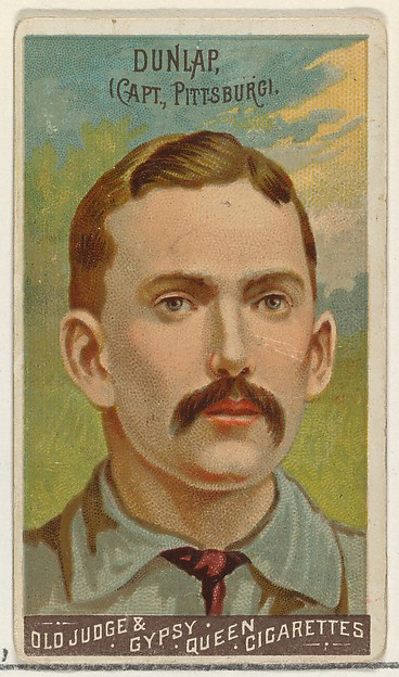 Goodwin & Company, Fred Dunlap, Captain, Pittsburgh, from the Goodwin Champion series for Old Judge and Gypsy Queen Cigarettes