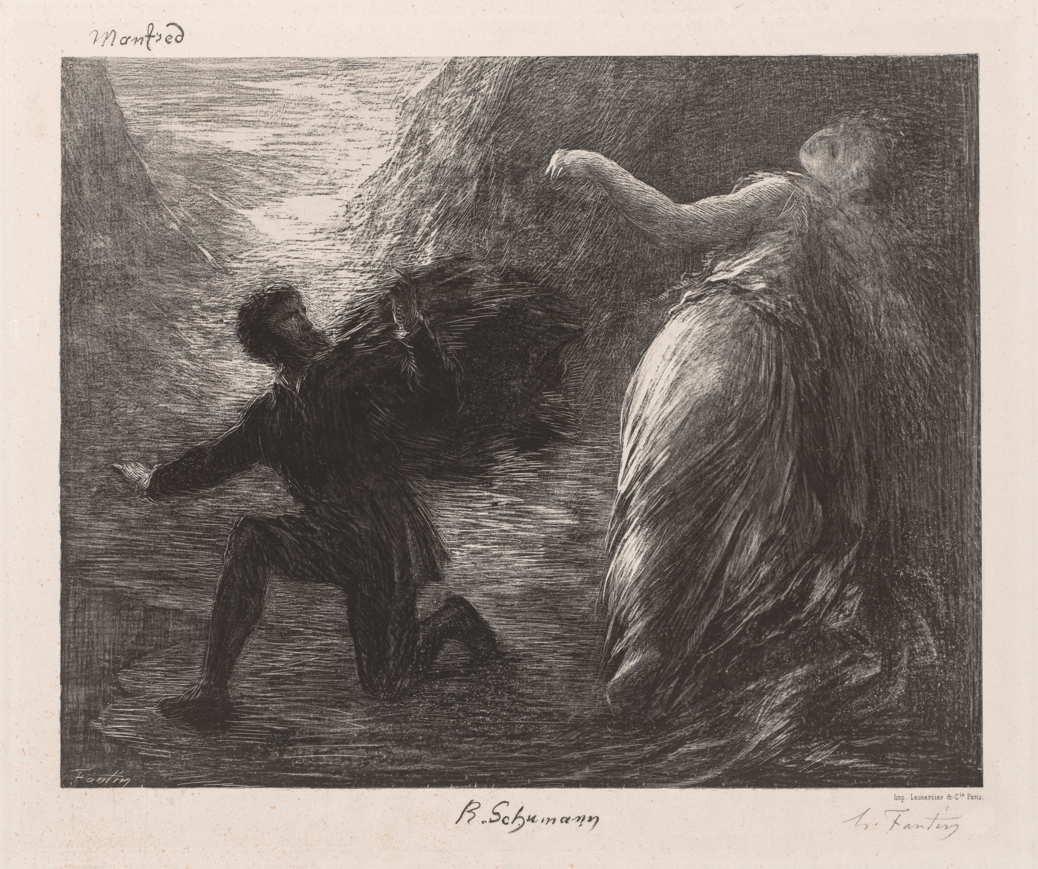 Henri Fantin-Latour, Manfred and Astarté