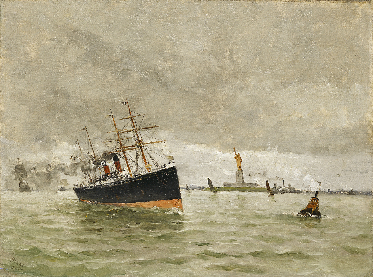 Frank Myers Boggs, New York: Entering the Harbor