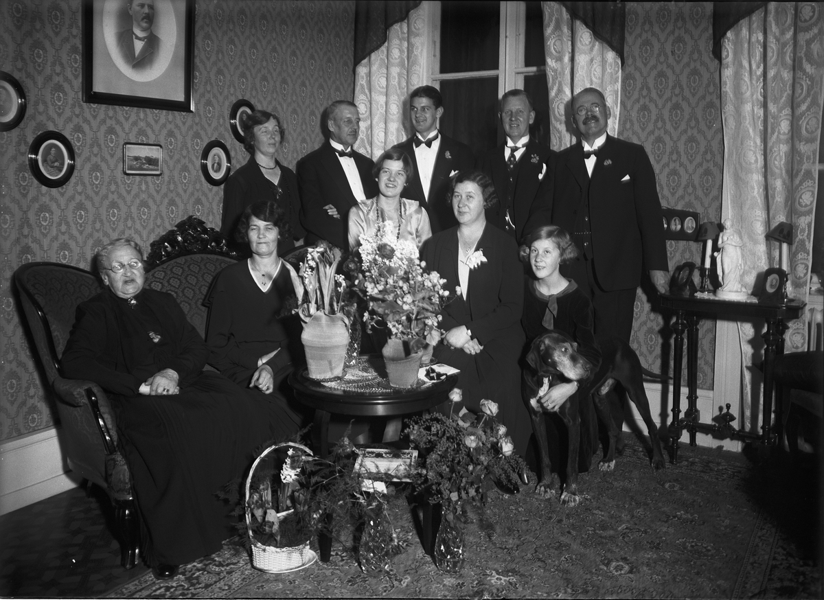 Paul Sandberg, Birthday Portrait, Probably Related Group in Uppsala, 1934