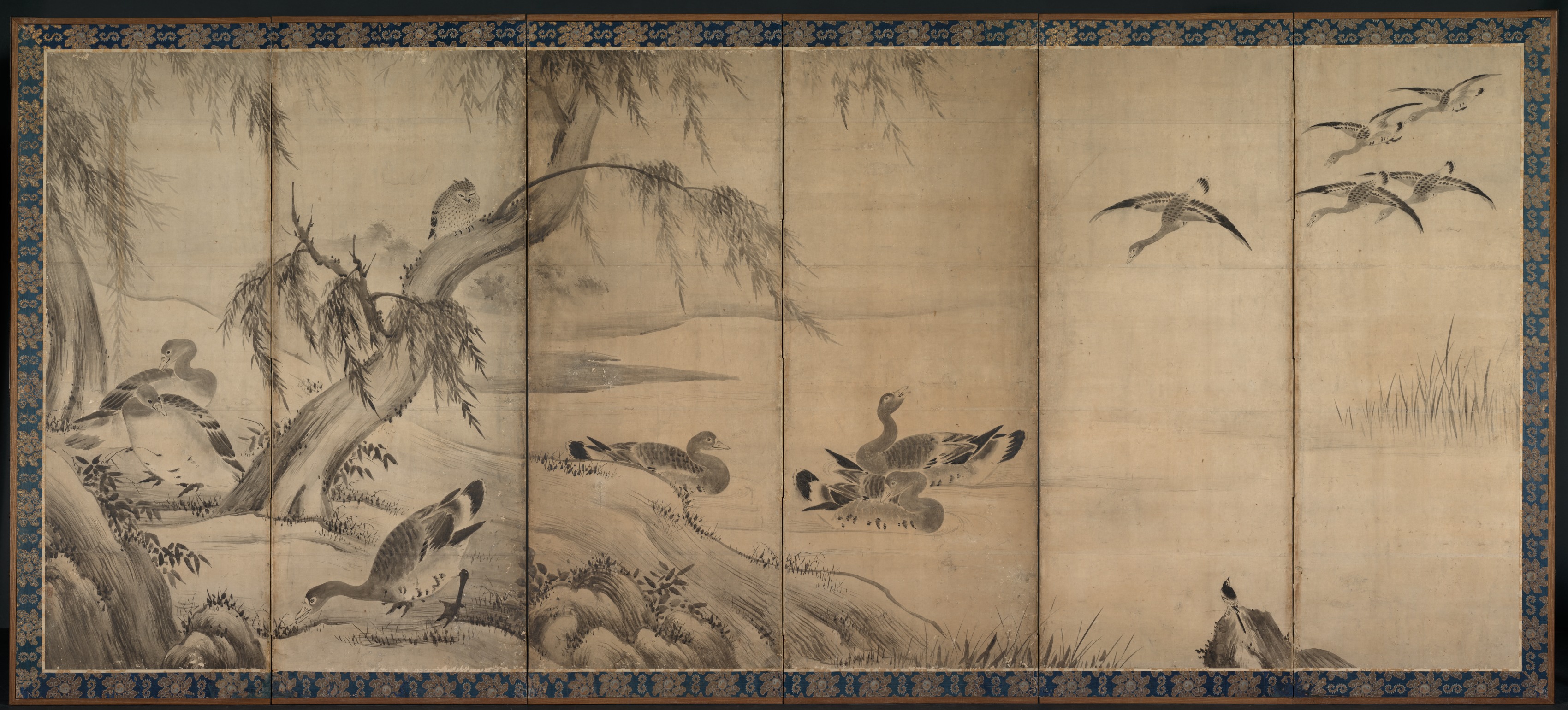 Kano Sanraku, Wild Geese