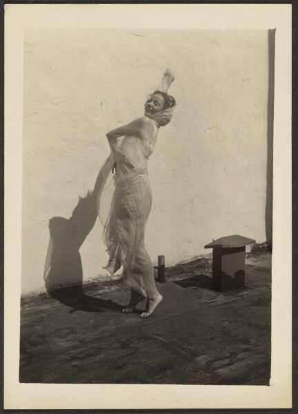 Louis Fleckenstein, [Dancer on Rooftop]