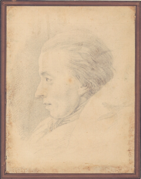 J.F. Clemens, Portræt af digteren Johannes Ewald (1743-81)