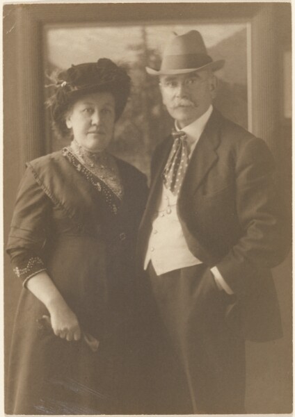 Louis Fleckenstein, [Portrait of Fleckenstein and His Wife]