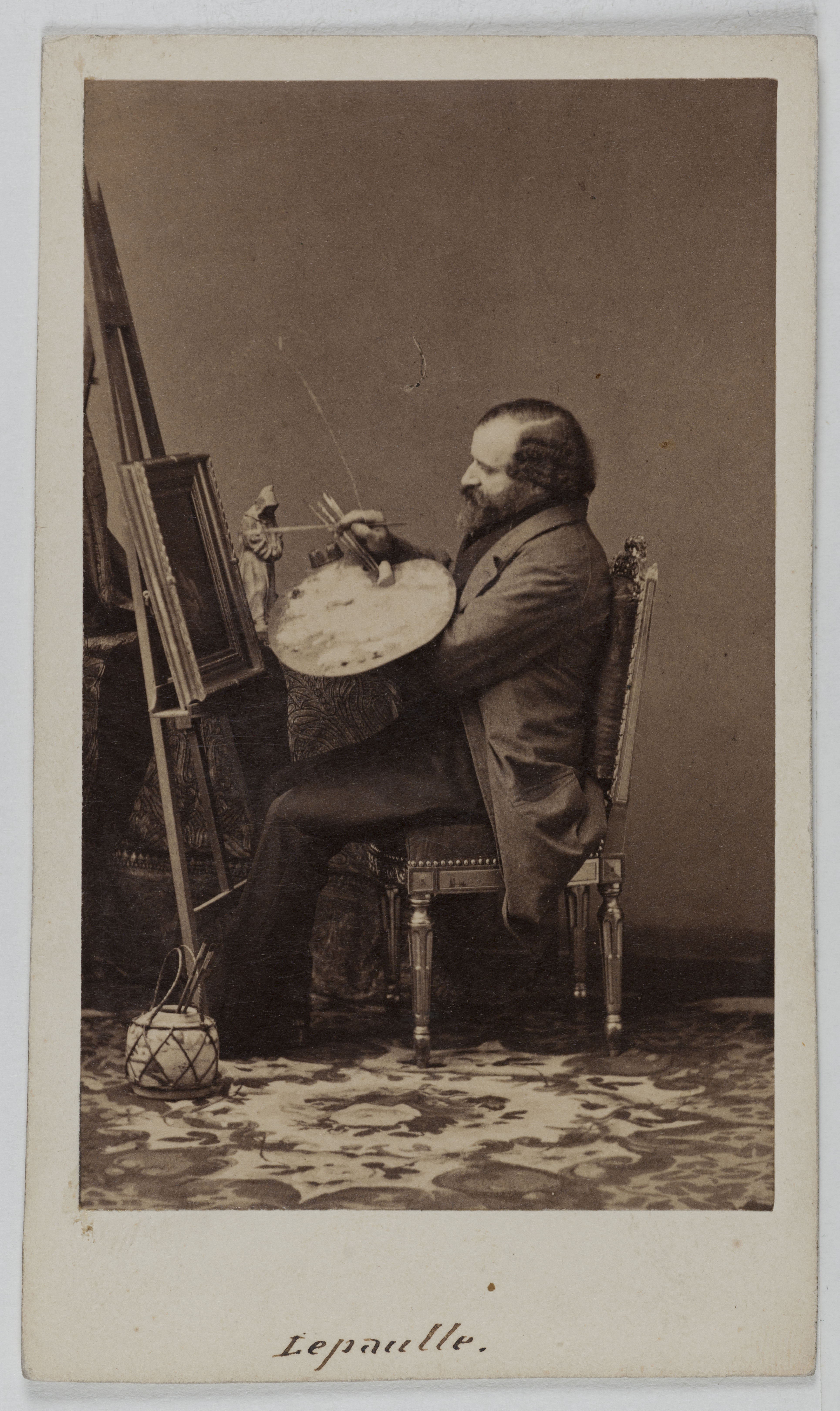 Anonyme, Portrait de Lepaulle Guillaume François Gabriel, (1804-1886), (peintre)
