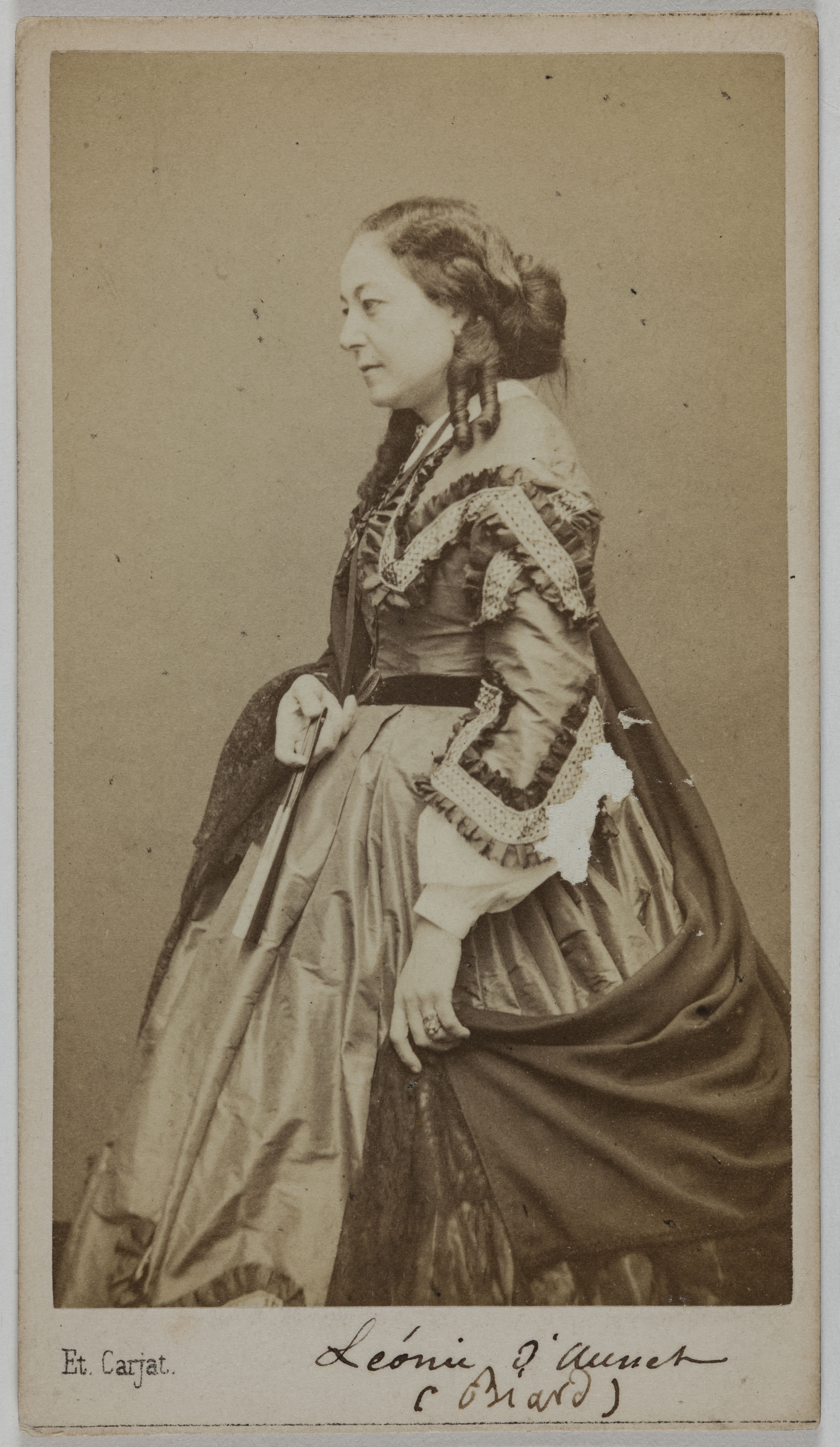 Etienne Carjat, Portrait de Léonie d’Aunet (épouse Biard), (1820-1879), (femme de lettres)