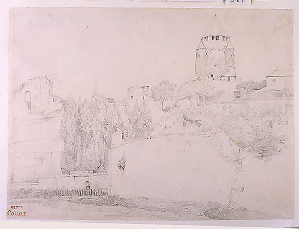 Camille Corot, View of Provins
