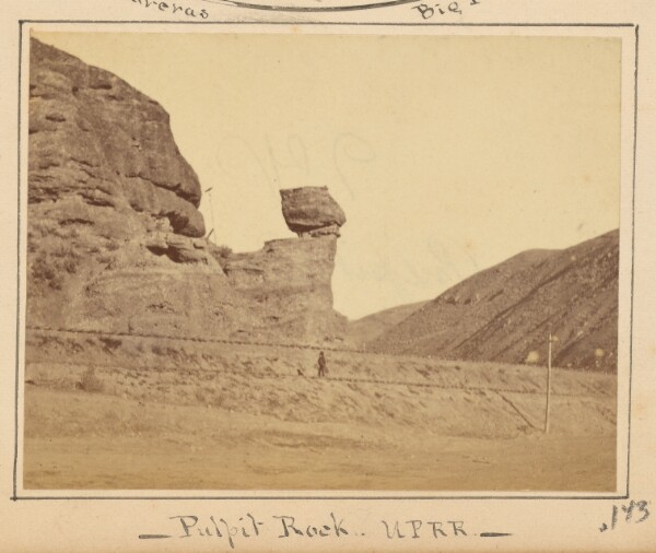 Carleton Watkins, Pulpit Rock, Echo City.