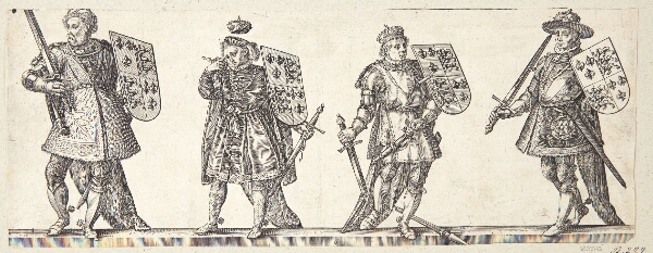 Hendrick Goltzius, Edvard IV, Edvard V, Richard II og Henrik VII