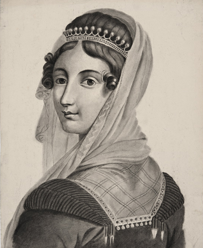 Henriette von (author) Helffreich, Lady’s portrait