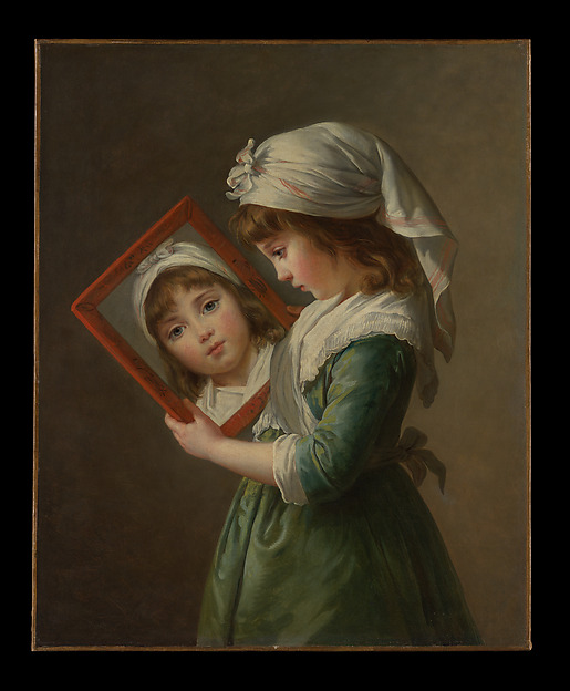 Elisabeth Louise Vigée Le Brun, Julie Le Brun (1780–1819) Looking in a Mirror