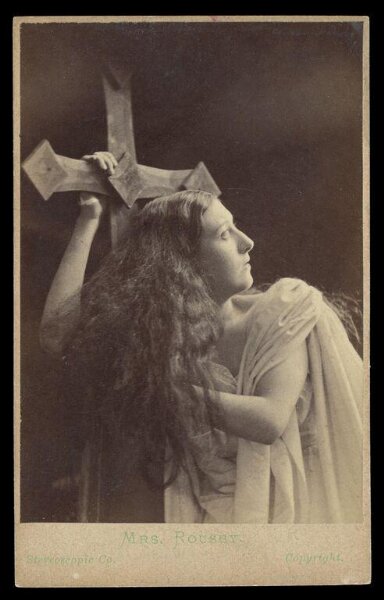 London Stereoscopic and Photographic Company, A portrait of 'Mrs Rousby'