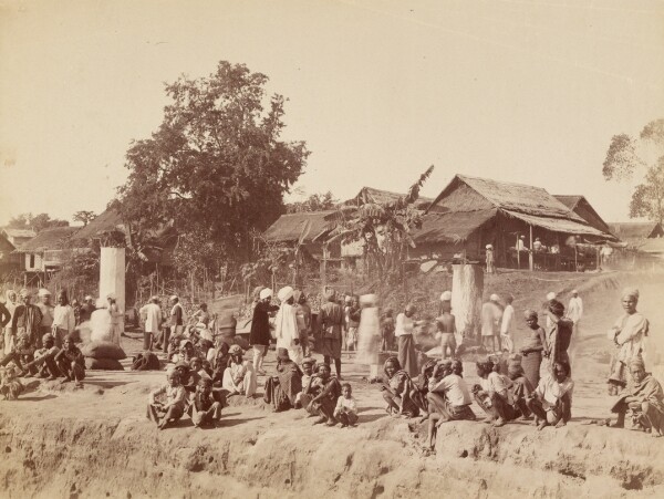 Felice Beato, Burmese Village