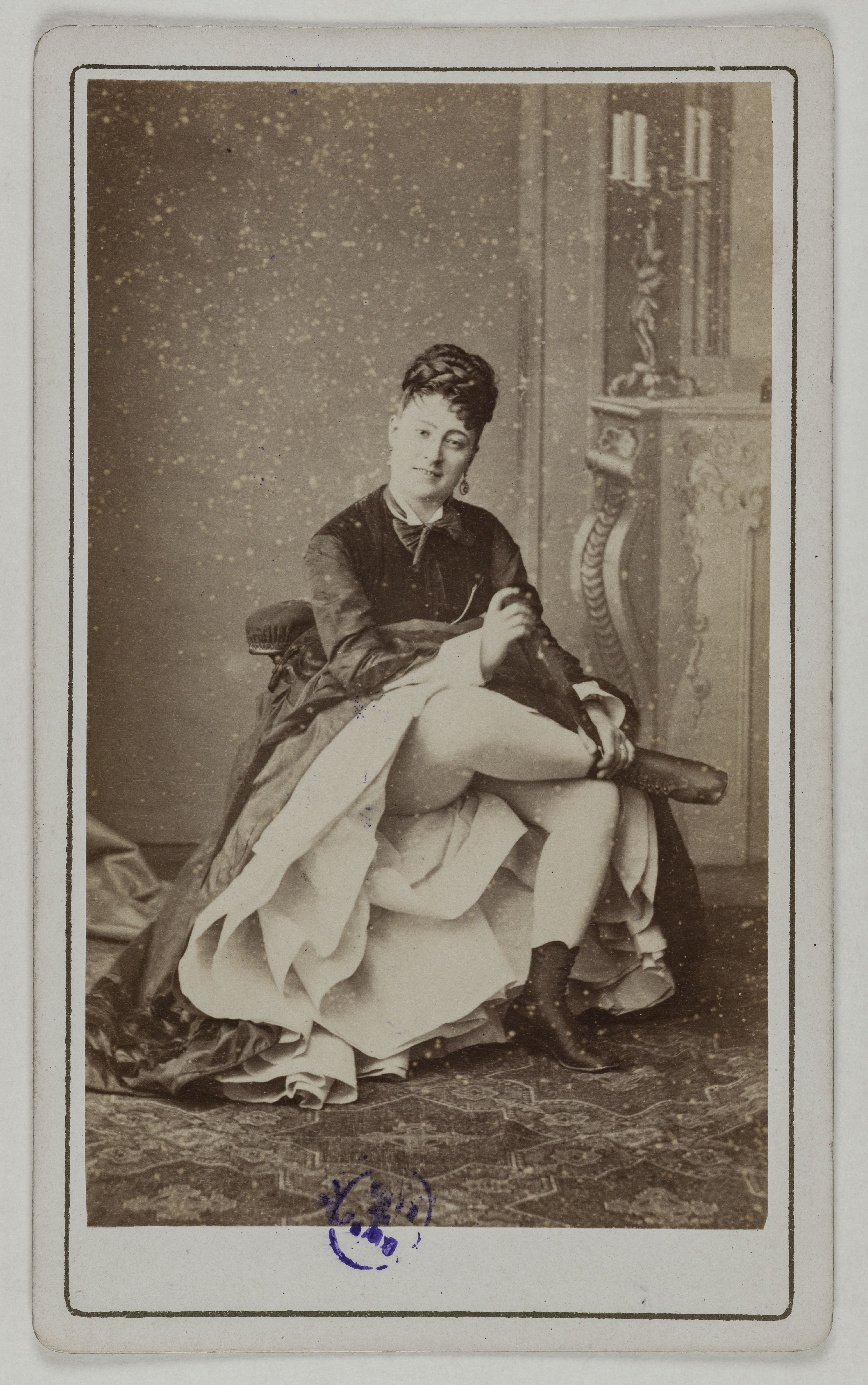 Anonyme, Portrait de Derval Aimée ou Hyacinthe, (actrice)