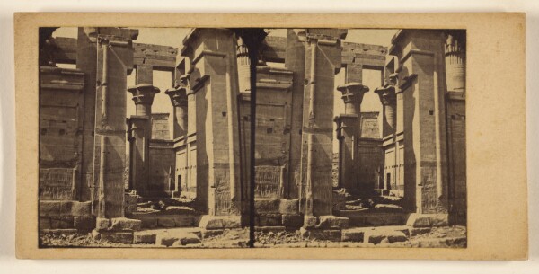 Francis Frith, [The smaller temple at Philae]