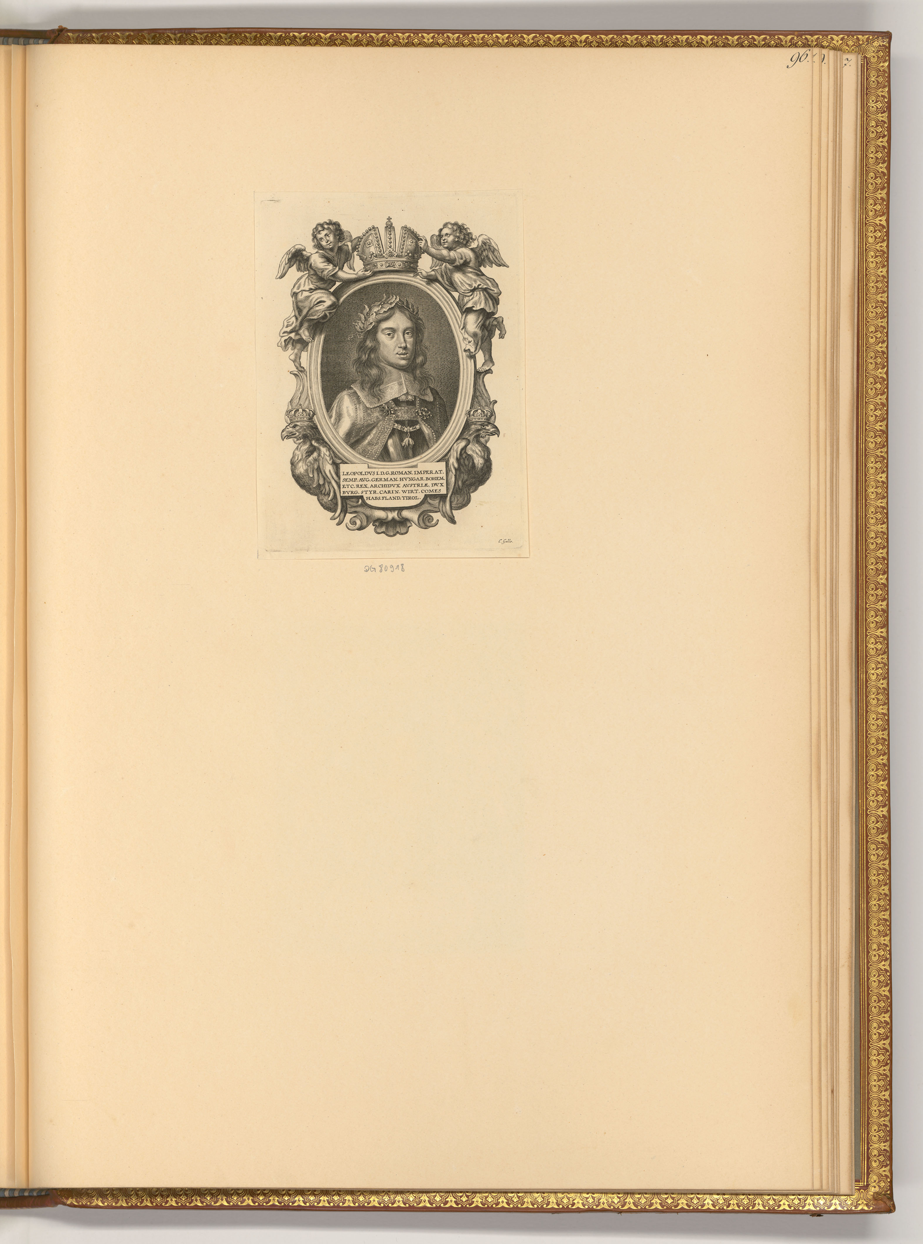 CornelisGallederJüngereII, Porträt Kaiser Leopold I.