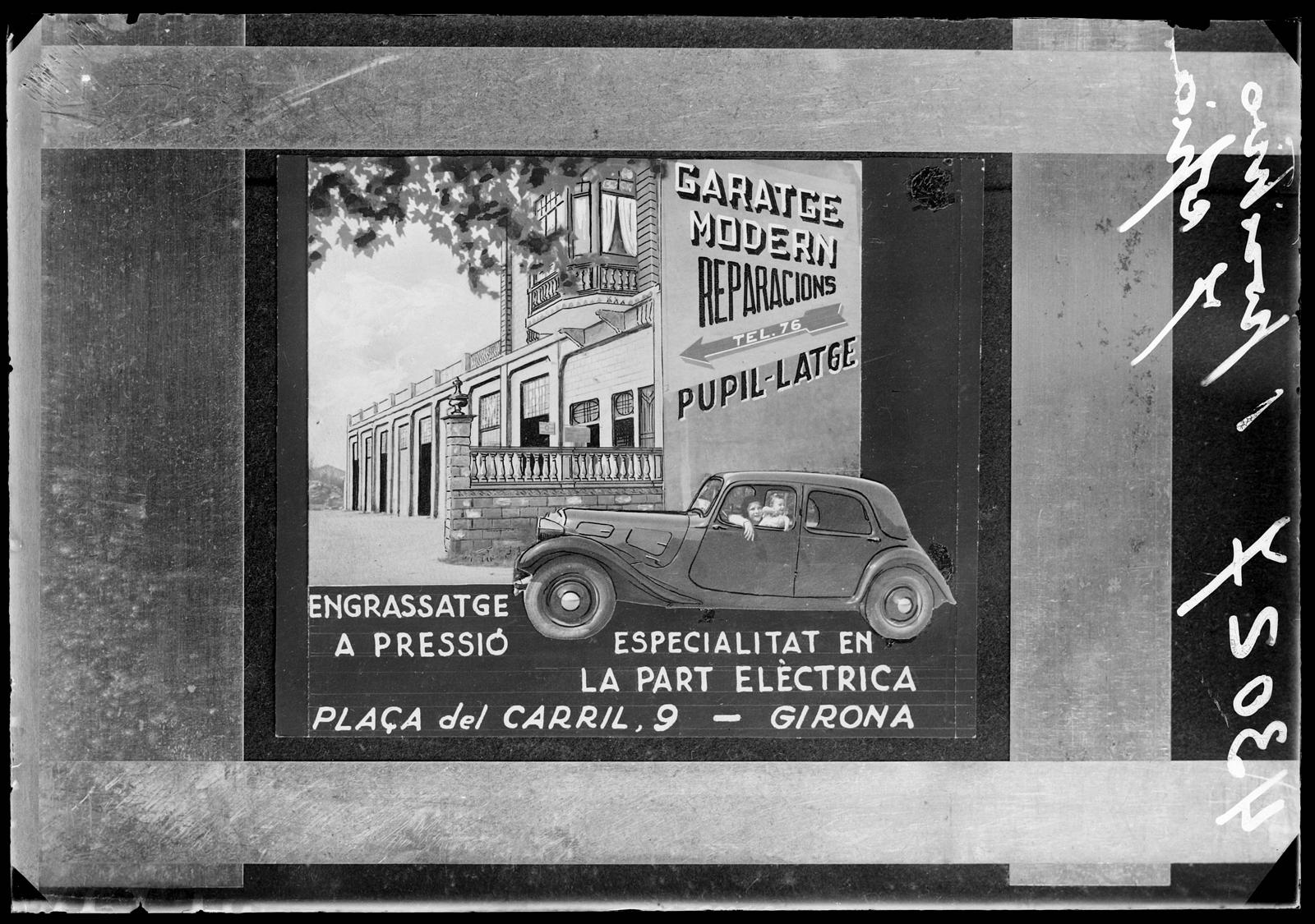 Desconegut, [Modern garage advertizing poster]
