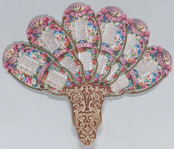 Anonymous, British, 19th century, Valentine - Mechanical - elaborate fan