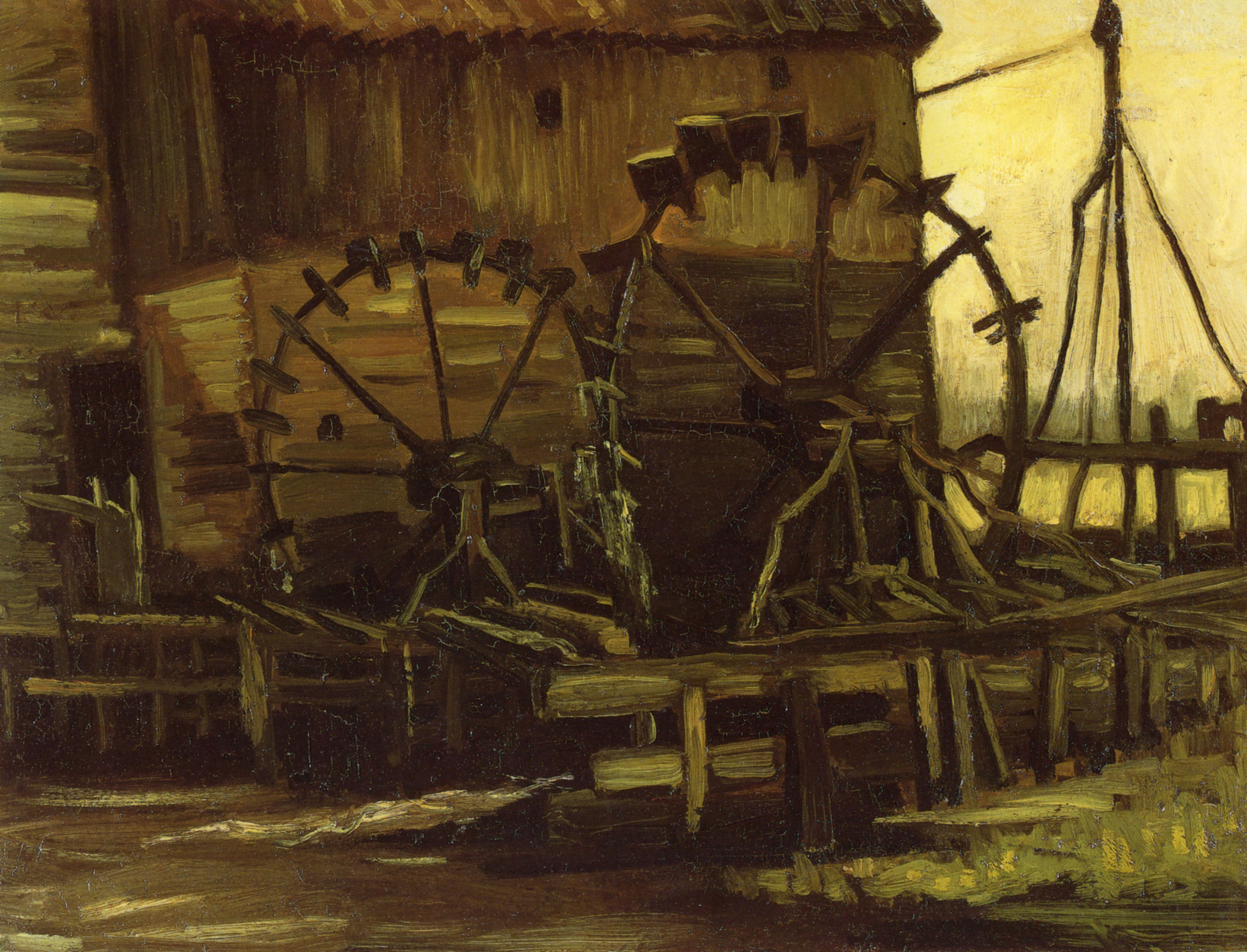 Vincent van Gogh, Water Mill at Gennep
