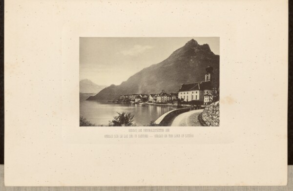 Unknown, Gersau on the Lake of Lucern
