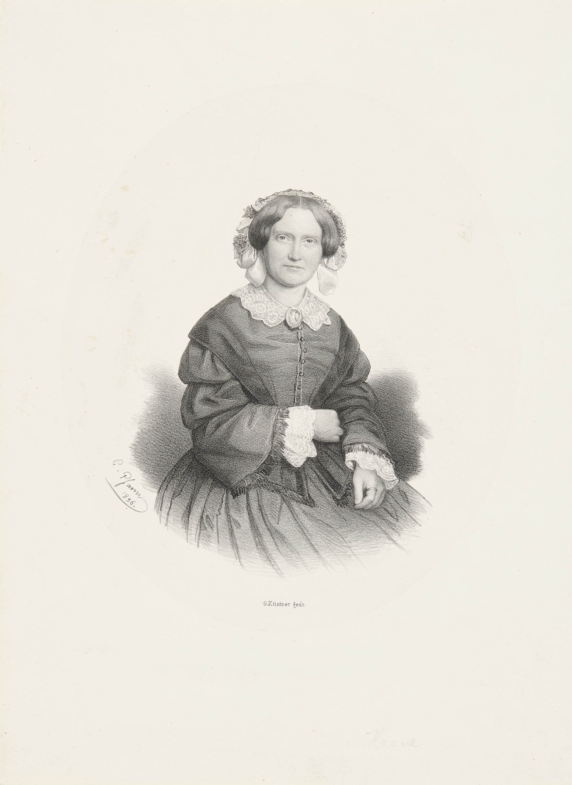 Christian Sigmund Pfann, Bildnis Henriette Heine