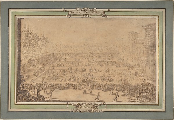 Jacques Callot, Parterre du Palais de Nancy / The Garden Palace of Nancy