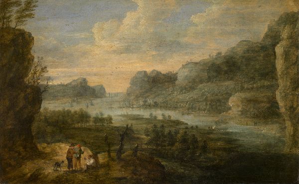 Lucas van Uden, Landscape with a Sunset