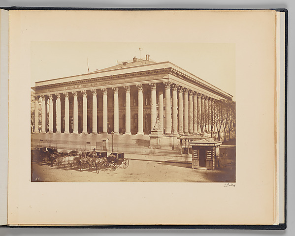 Edouard Baldus, La Bourse