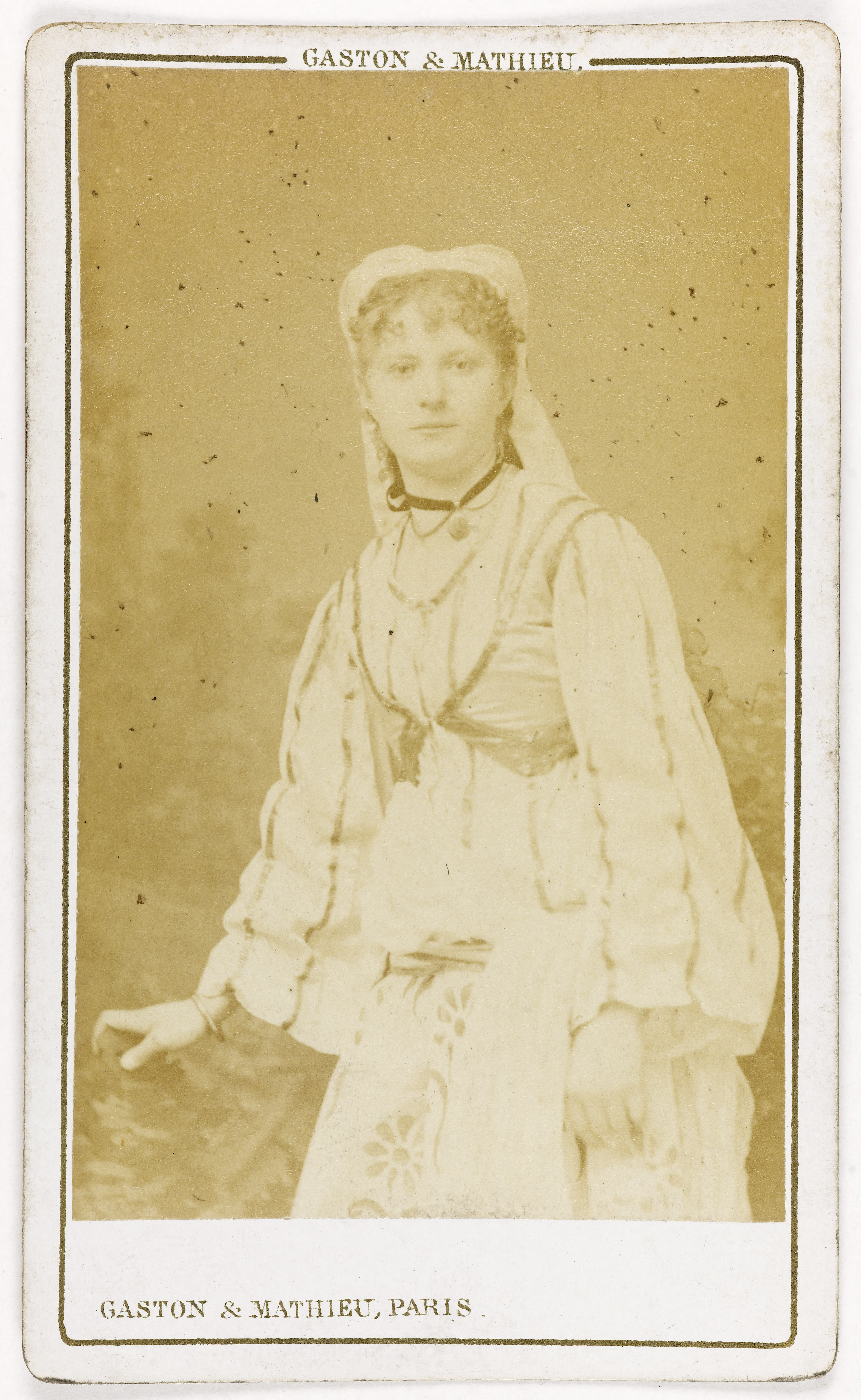 Gaston & Mathieu, Portrait de Testa Aînée (?), (actrice)