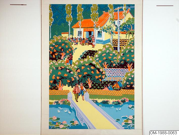 Li Zhenhua, Träsnitt, Bildkonst, Print, Woodblock, Woodcut