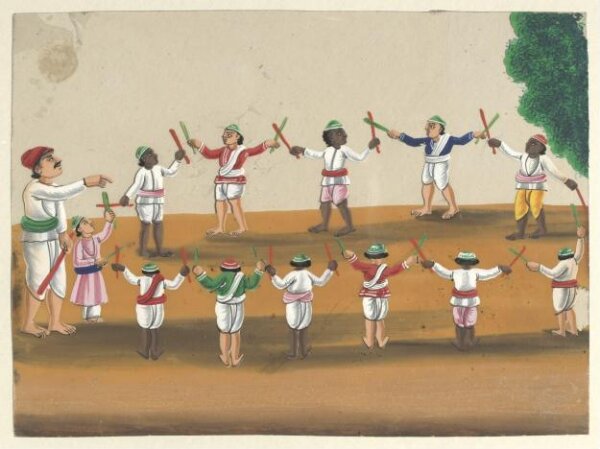 Unknown, One of eleven paintings depicting schools.