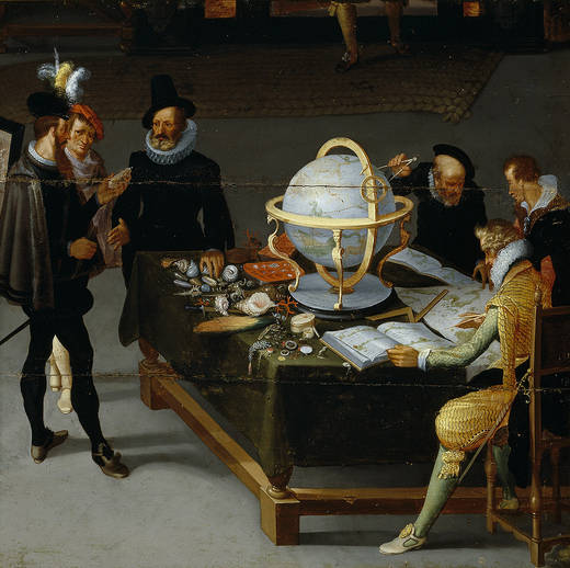 Adriaen van Stalbemt, The Geographer and the Naturalist