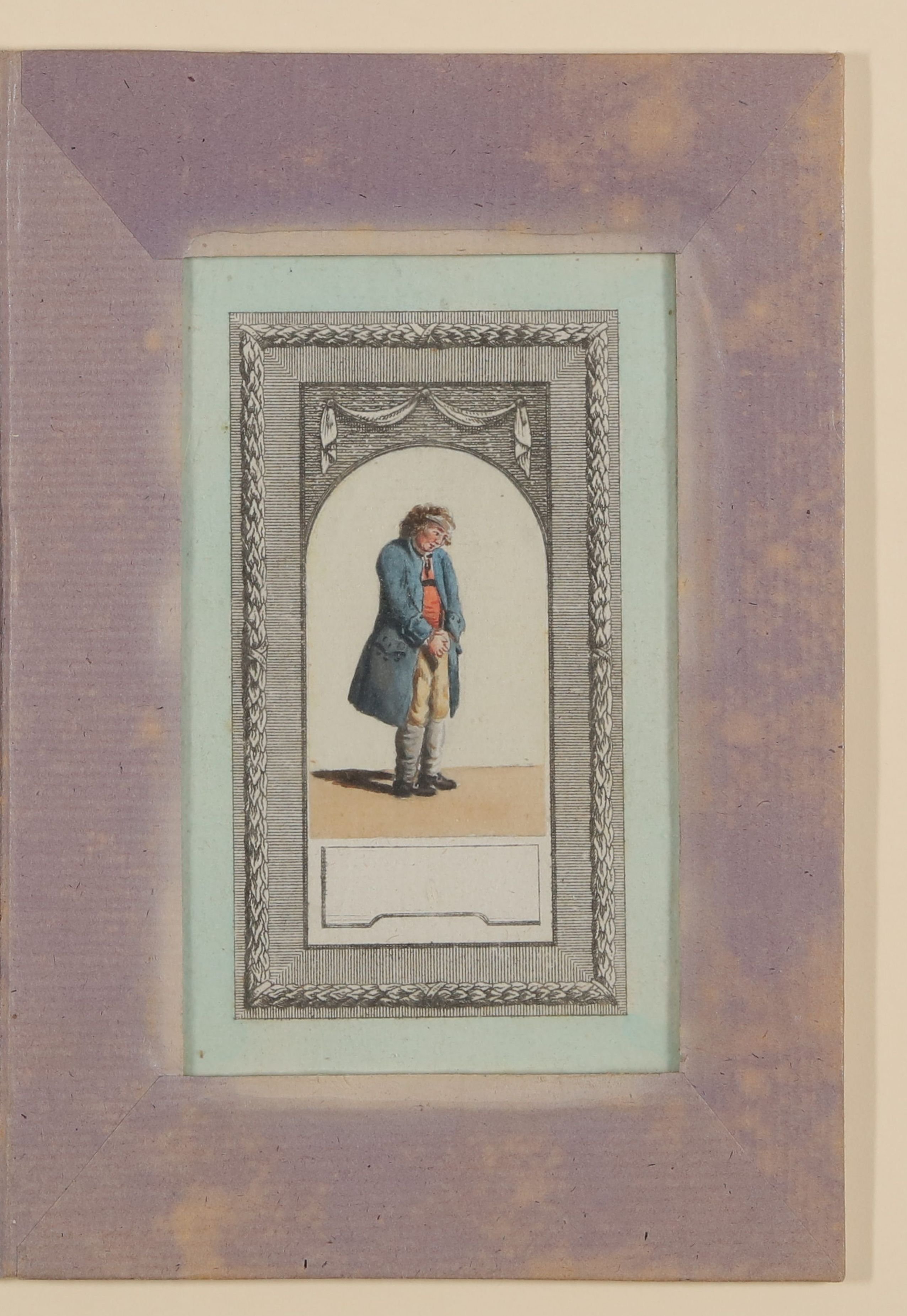 Daniel Nikolaus Chodowiecki, Schwacher Mann [Teil der Kassette "CHODOWIECKI, ALLERLEY, Bd. 10"]