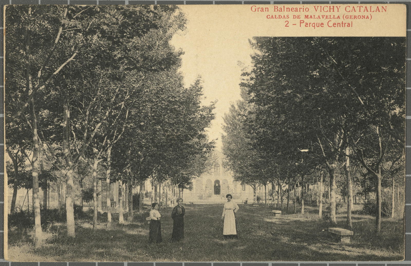 Josep Thomas Bigas, Gran Balneario VICHY CATALAN CALDAS DE MALAVELLA (Gerona) 2 - Parque Central
