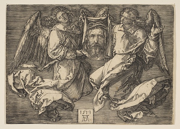 Albrecht Dürer, Sudarium Held by Two Angels